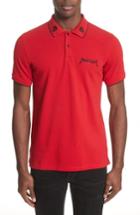 Men's The Kooples Tipped Pique Polo - Red