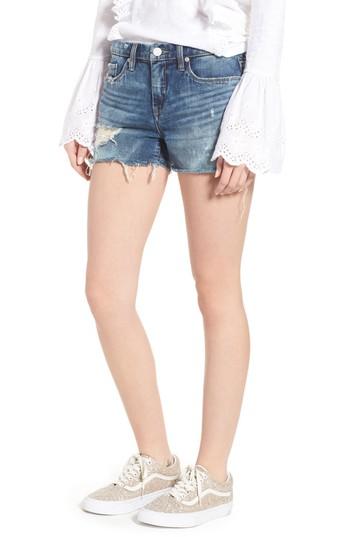 Women's Blanknyc The Essex Distressed Denim Shorts - Blue