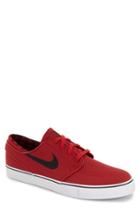 Men's Nike 'zoom - Stefan Janoski Sb' Canvas Skate Shoe M - Red