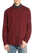 Men's Calvin Klein Jeans Barn Flannel Shirt, Size - Red