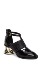 Women's Jeffrey Campbell Melina Cage Heel Bootie .5 M - Black