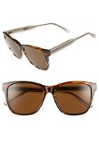 Women's Bottega Veneta 55mm Sunglasses - Havana/ Beige/ Brown