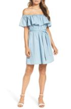 Women's Bardot Asha Off The Shoulder Dress - Blue