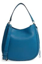 Rebecca Minkoff Unlined Convertible Whipstitch Hobo - Blue