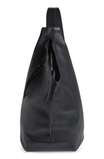 Men's Loewe Anton Leather Sling Pack - Black