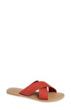 Women's Coconuts By Matisse Pebble Slide Sandal M - Red