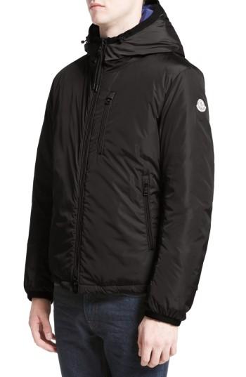 Men's Moncler Guimet Hooded Down Jacket - Black