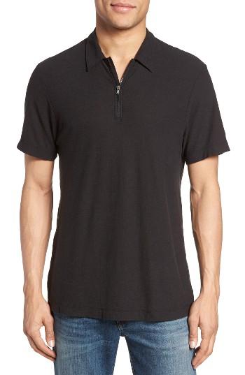 Men's James Perse Zip Placket Polo