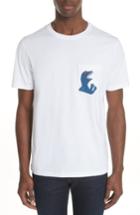 Men's Ps Paul Smith Dino Print Pocket T-shirt - White