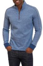 Men's Robert Graham Abdul Quarter Zip Pullover, Size - Blue
