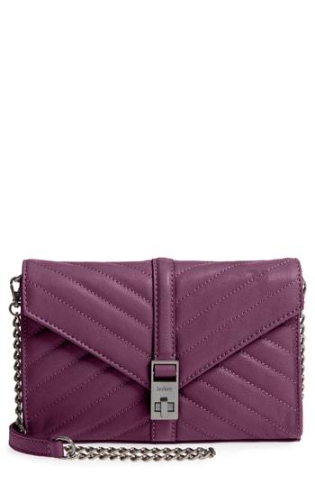 Botkier Dakota Quilted Leather Clutch - Purple