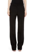 Women's Givenchy Wool Straight Leg Pants Us / 34 Fr - Black