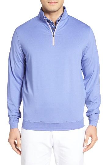 Men's Peter Millar Perth Stretch Quarter Zip Pulllover