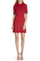 Women's Ted Baker London Colour By Numbers Sabie Metallic Knit Dress - Red