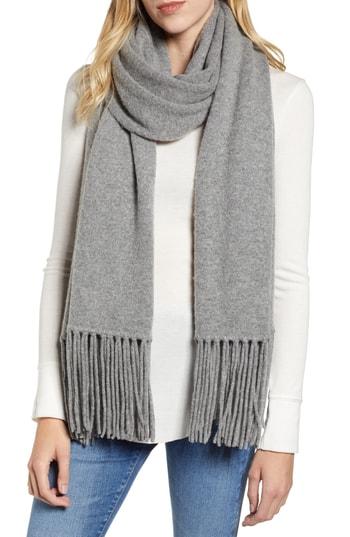 Women's Allsaints Boiled Wool Scarf, Size - Grey