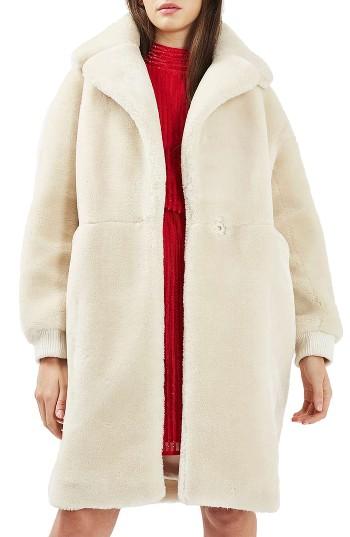 Women's Topshop Polar Bear Faux Fur Coat