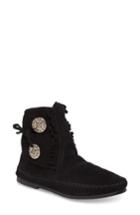 Women's Minnetonka Two-button Hardsole Bootie