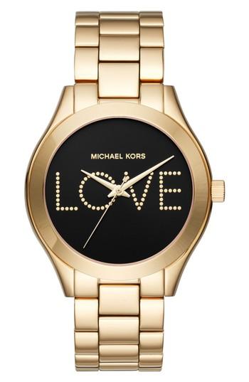 Women's Michael Kors Slim Runway Love Bracelet Watch, 42mm