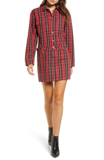 Women's Current/elliott The Jumpsuit Minidress - Red