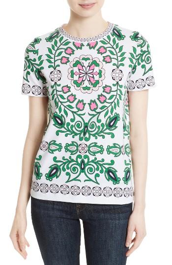 Women's Tory Burch Vienna Print Tee