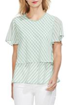 Women's Vince Camuto Stripe Layered Top - Green