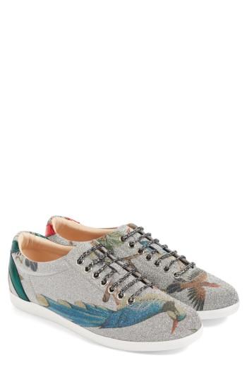 Women's Gucci Bambi Humming Sneaker Us / 36eu - Metallic