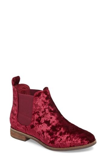 Women's Toms Ella Bootie .5 M - Burgundy