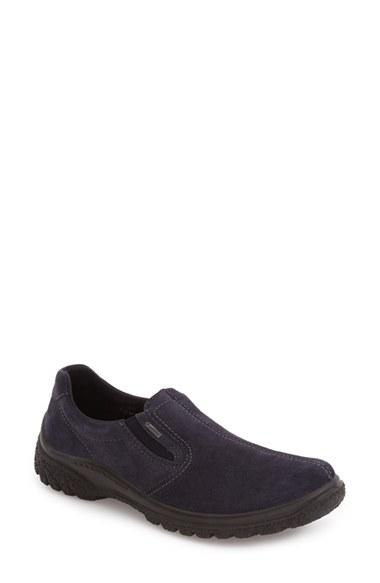Women's Ara Parson Waterproof Gore-tex Slip-on Sneaker M - Blue