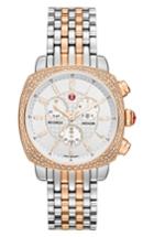 Women's Michele Ascalon Diamond Chronograph Watch Head, 38mm