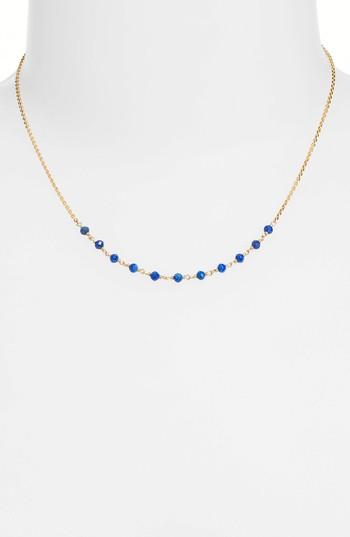 Women's Argento Vivo Gold & Bead Necklace