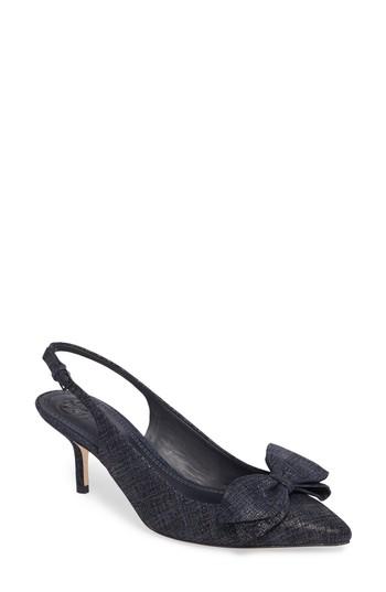 Women's Tory Burch Rosalind Slingback Pump .5 M - Blue