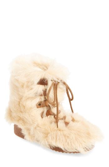 Men's Saint Laurent Genuine Shearling Boot