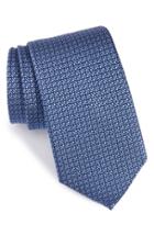 Men's Nordstrom Men's Shop Solid Silk Tie, Size - Blue