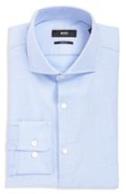 Men's Boss Sharp Fit Dress Shirt - R - Blue