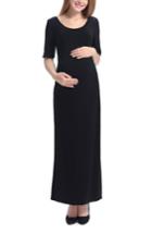 Women's Kimi And Kai Isla Maternity Maxi Dress - Black