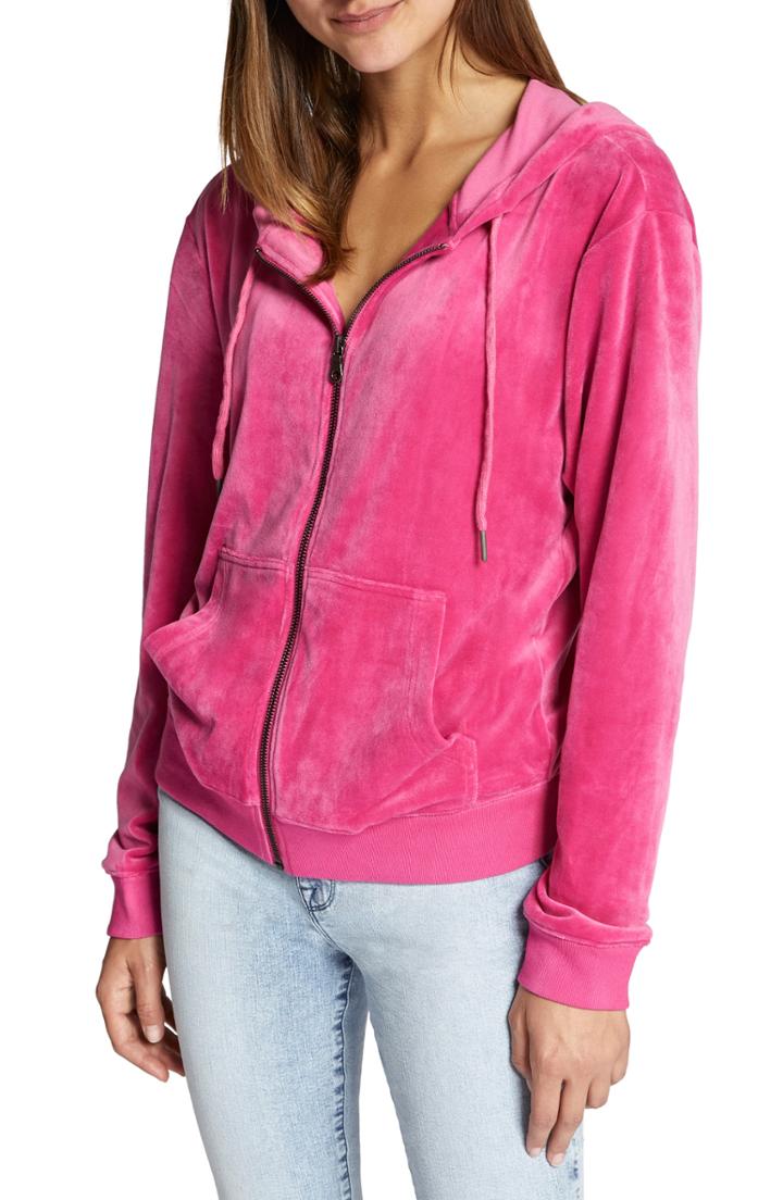 Women's Sanctuary Melrose Raisin Hooded Jacket - Pink