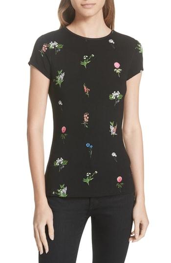 Women's Ted Baker London Roobey Florence Fitted Tee - Black