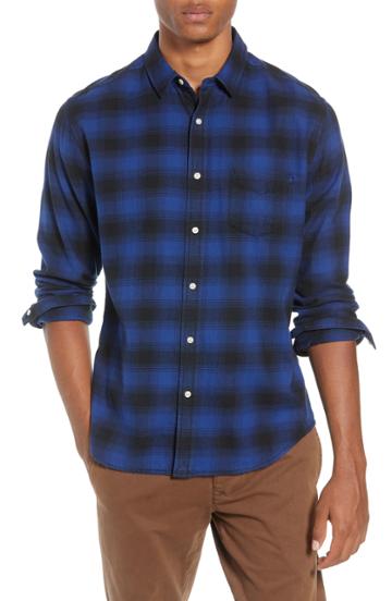 Men's Life/after/denim Lumberjack Plaid Slim Fit Sport Shirt - Blue