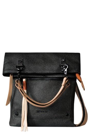 Sherpani Rebel Coated Canvas Crossbody Bag - Black