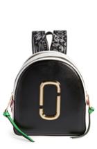 Marc Jacobs Pack Shot Leather Backpack - Black