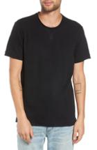 Men's Treasure & Bond Raw Edge Fleece T-shirt, Size - Black