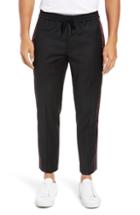 Men's Club Monaco Varsity Track Pants - Black