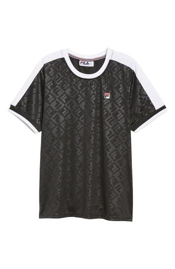 Men's Fila Marc Interlock Soccer T-shirt - Black