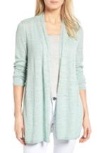 Women's Nic+zoe Islet Slub Knit Cardigan - Green
