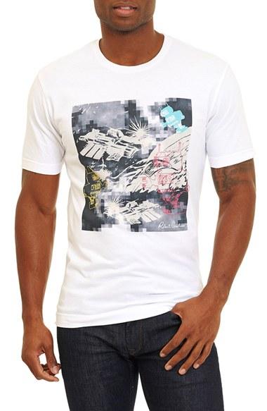 Men's Robert Graham Space Robots T-shirt