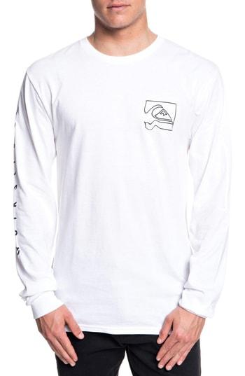 Men's Quiksilver Distortion T-shirt - White