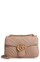 Gucci Medium Gg Marmont 2.0 Matelasse Leather Shoulder Bag - Beige