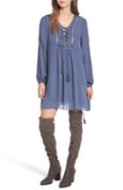 Women's Lost + Wander Julia Lace-up Swing Dress