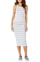 Women's Michael Stars Kali Striped Midi Dress - White