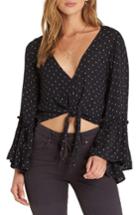 Women's Billabong Lust Wild Tie Hem Crop Top